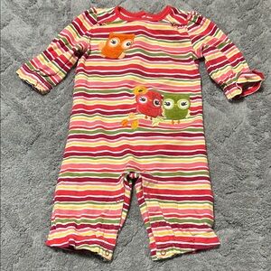 Gymboree Multicolor Striped Jumper - Jumpsuit with Owls